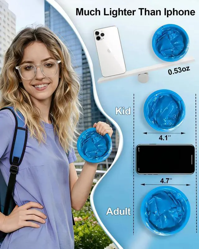 Alt view image 6 of 7 - 14 Pack Disposable Vomit Bags (Thick), Barf Bags 1000ML Blue, Morning Sickness Bag Hospital Grade Leaking Resistant by