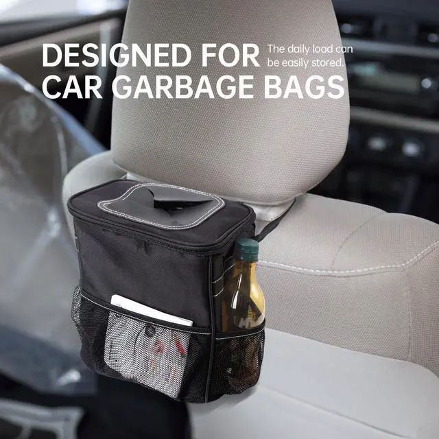 Alt view image 3 of 7 - Car Trash Can Bags (5-Pack) total 75 bags- For Car