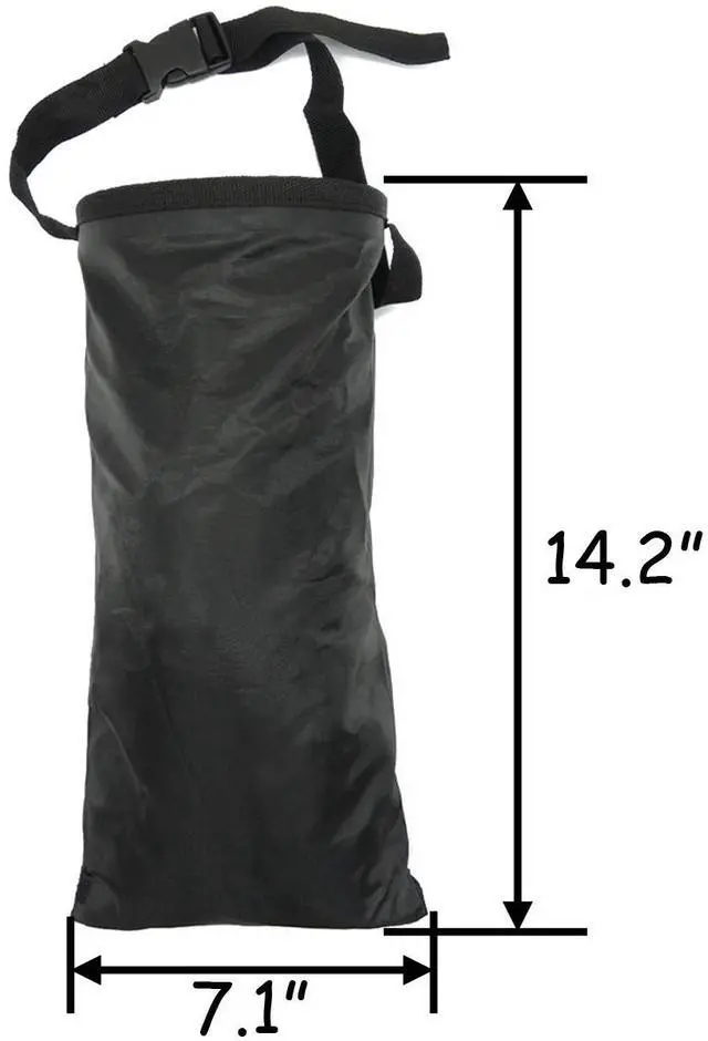 Alt view image 2 of 4 - 4PCS Detachable Trash Bag Hanging Back Seat Car Garbage Bag for Outdoor Traveling Home Use Car Storage