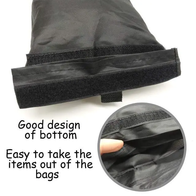 Alt view image 4 of 4 - 4PCS Detachable Trash Bag Hanging Back Seat Car Garbage Bag for Outdoor Traveling Home Use Car Storage