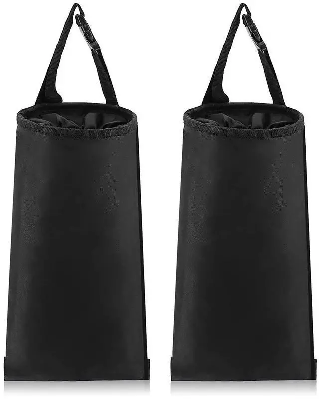 Main image of 2 Pack Car Trash Bags Car Trash Can Washable Eco-Friendly Seat Back Hanging Car Trash Bag Car Garbage Bag for Car,Travelling,Outdoor