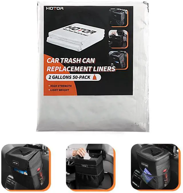 Main image of Car Trash Bags, Liner Refills (50-Pack), (Trash Can is not Included)