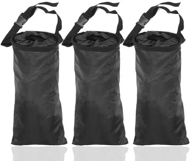 Main image of 3PCS trash bags, hanging Detachable garbage bag for Back Seat for Outdoor Traveling Home Use Car Storage Bags