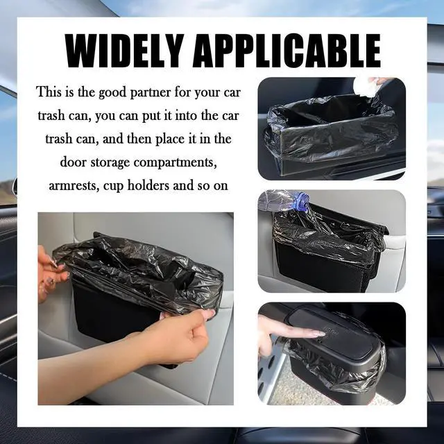 Alt view image 7 of 7 - 120PCS Mini Cars Trash Bag,Thickened & Tear-Resistant Cars Garbage Bag for Keeping Vehicle Tidy,Portable Car Trash Can Bags Automotive Accessories for Car,Desktop,Outdoor