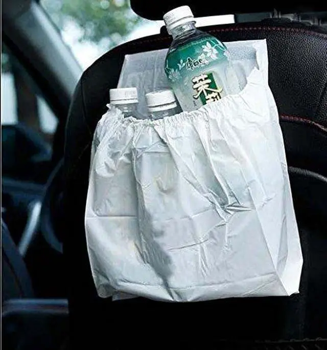 Alt view image 2 of 3 - 30Pcs Car Garbage Bag Waterproof Leakproof Disposable Auto Trash Can Bag for Litter Large Capacity Leak-Proof Portable Convenient