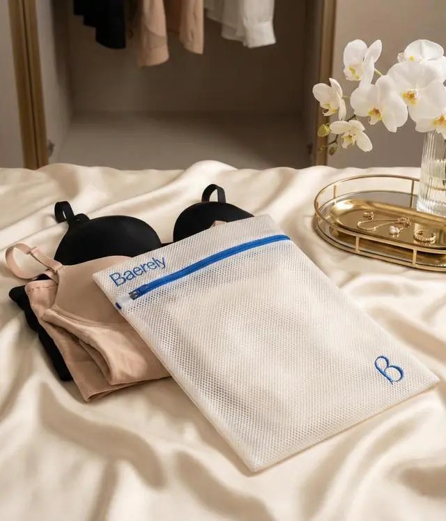 Alt view image 2 of 7 - Mesh Laundry Bag for Shapewear, Bras & Delicates 12x16 in Pearl White
