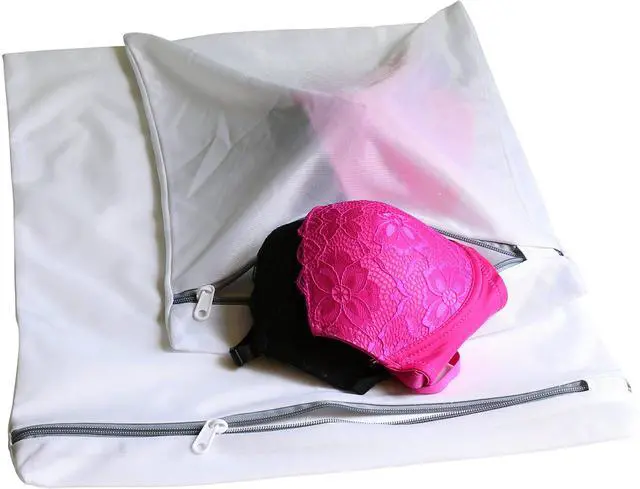Alt view image 3 of 5 - Laundry Bra Lingerie Mesh Wash Bag (2 Large & 3 Medium)