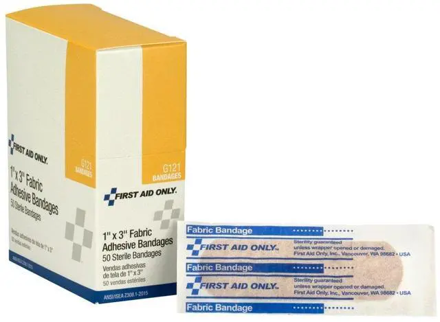 Main image of 1" X 3" Fabric Bandage, 50 Count Box