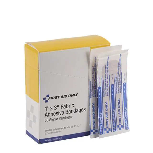 Alt view image 3 of 7 - 1" X 3" Fabric Bandage, 50 Count Box
