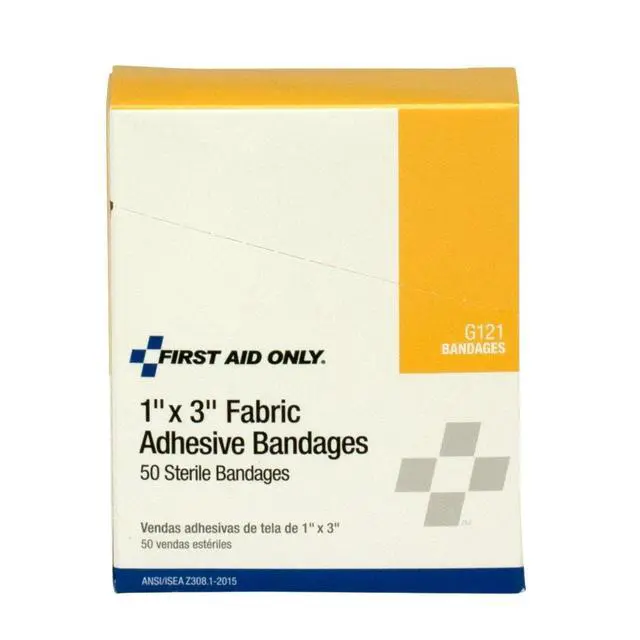 Alt view image 4 of 7 - 1" X 3" Fabric Bandage, 50 Count Box