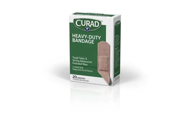 Alt view image 6 of 7 - Extreme Hold Heavy Duty Bandages, 1" x 3 1/4", Ideal for Wound Care, 1 Box, 20 Count