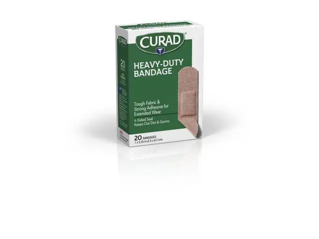 Alt view image 5 of 7 - Extreme Hold Heavy Duty Bandages, 1" x 3 1/4", Ideal for Wound Care, 1 Box, 20 Count