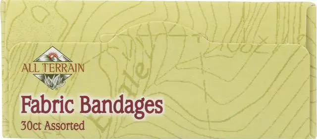 Alt view image 3 of 6 - Fabric Bandages, Latex-Free Flexible Protection, 30 Count, Assorted Sizes, Sterile