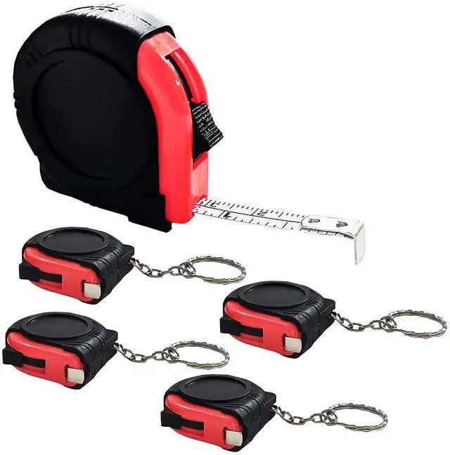Main image of Kids Tape Measure 3ft/1m, Inch/Metric Tape Measure with Slide Lock, 5 Pack Measuring Tape Retractable, Mini Tape Measure,Pocket Tape Measures Keychains for Daily Use