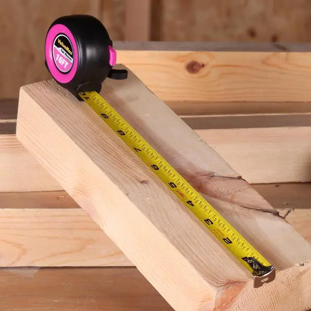 Alt view image 7 of 7 - Tape Measure, 16FT Measuring Tape Retractable, Auto-Lock, Purple | Retractable, Easy Read, Auto-Lock for Construction, Contractor, Carpenter, Height measurement