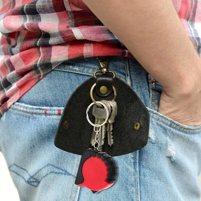 Alt view image 7 of 7 - 4 Pcs Mini Keychain Tape Measure 3Ft Retractable Measuring Tape Portable Pocket Measurement Tape with Stable Slide Lock Measuring Tape Ruler for Body Measuring Easy Read Metric/Inch