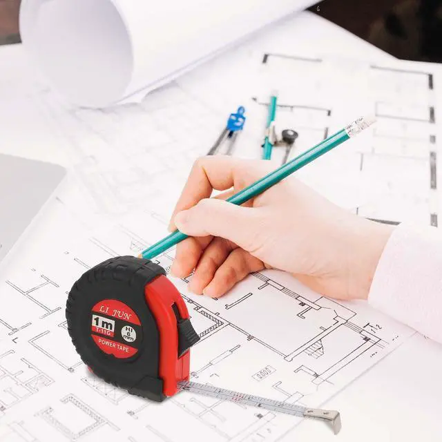 Alt view image 7 of 7 - 3 Pcs Small Measuring Tape Kids Measuring Tape 3Ft Retractable Pocket Measurement Tapes Metric/Inch Keychain Tapes Measure Easy Read