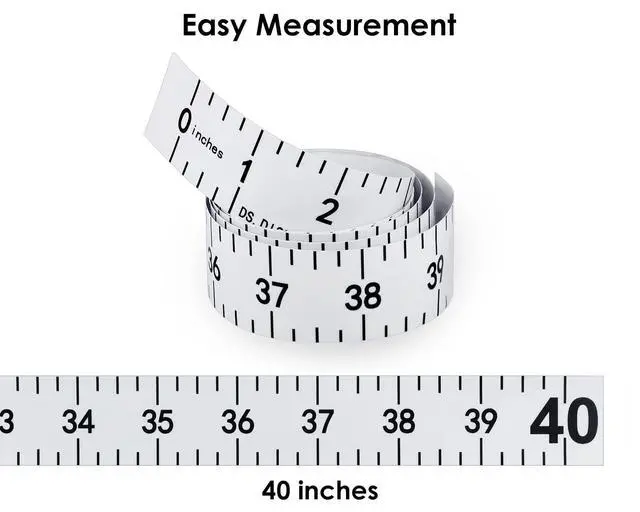 Alt view image 2 of 7 - Fish Ruler Sticker 40-Inch Waterproof Adhesive Ruler Tape Fish Measuring Tape for Kayak, Boat, and Workbench