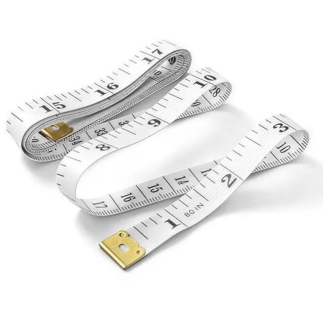 Alt view image 2 of 5 - Soft Tape Measure Double Scale Standard & Metric Measurements Tape Body Sewing Flexible Tailor Craft Ruler 60 Inches