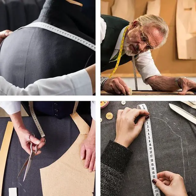 Alt view image 5 of 5 - Soft Tape Measure Double Scale Standard & Metric Measurements Tape Body Sewing Flexible Tailor Craft Ruler 60 Inches