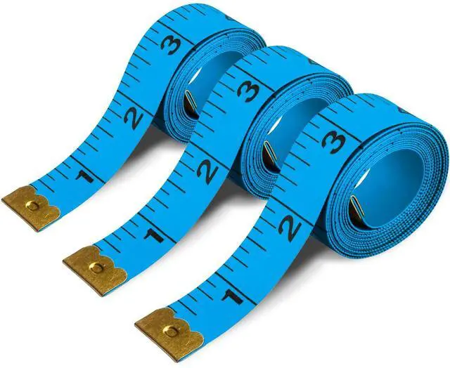 Main image of Tape Measure Soft Body Measuring Tape Sewing Seamstress Cloth Measurement | Fabric Body Measuring TapeTape Measure Seamstress Tape Measurement 60-inch, 3 Pack Craft Vinyl Tailor Ruler for Weight Loss