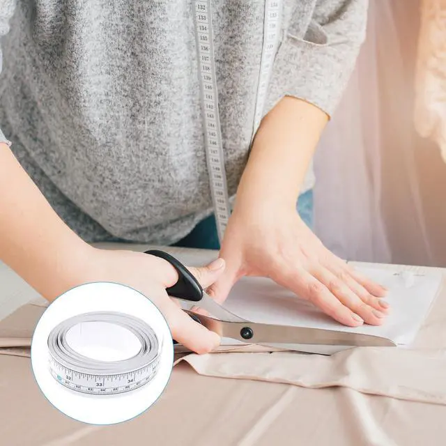 Alt view image 5 of 7 - 10 Pcs Self Adhesive Measuring Tape, Left-Right Reading, Ruler Tape | Measure Tape with Adhesive Backing, with Imperial and Metric Scales, for Workbench Table Saw Drafting Table, 36 Inches 90 CM