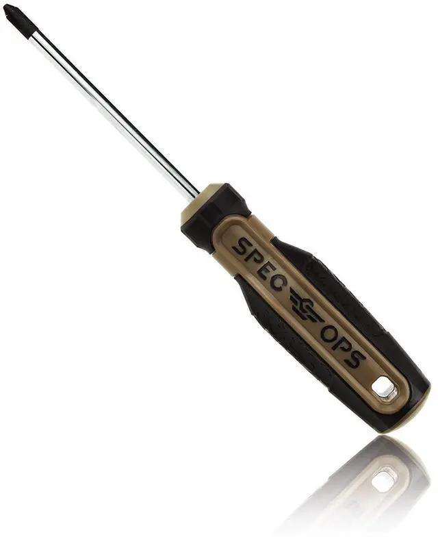 Main image of Ops Tools Screwdriver for Professional Construction & Jobsite Use, Magnetic Tip, Phillips, #2 x 4"