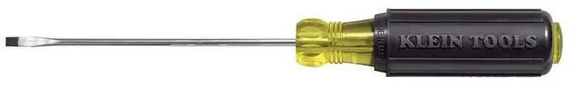 Main image of 607-3 Mini Flathead Screwdriver, Made in USA, 3/32-Inch Cabinet Tip, 3-Inch Round Shank and Cushion-Grip Handle