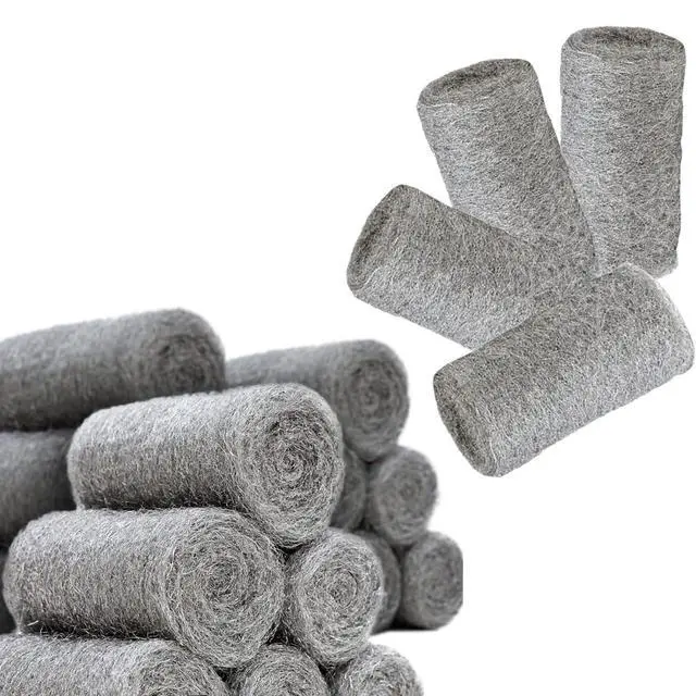 Main image of Steel Wool Pads 0000 Extra Fine - 24 Pcs Steel Wool Pads for Cleaning & Polishing - Steel Wool Gap Filler