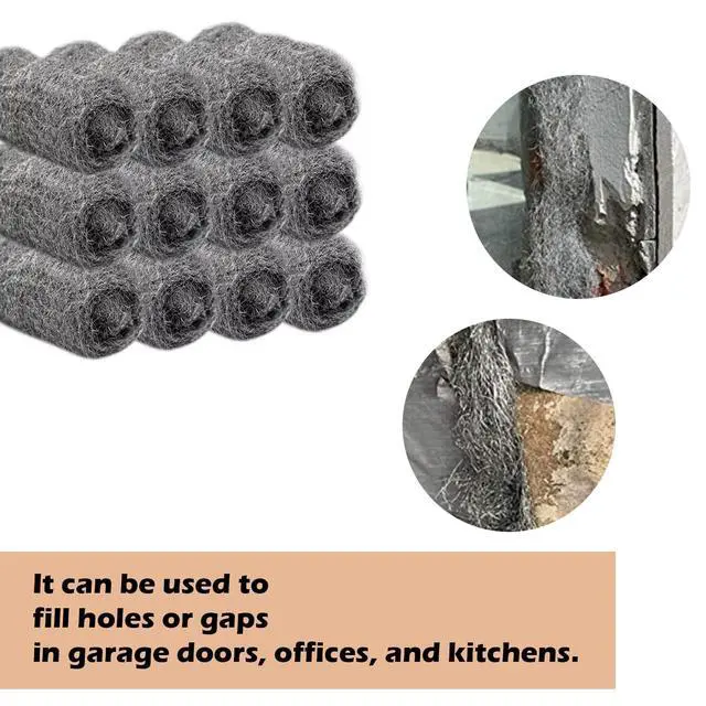 Alt view image 3 of 6 - Steel Wool Pads 0000 Extra Fine - 24 Pcs Steel Wool Pads for Cleaning & Polishing - Steel Wool Gap Filler