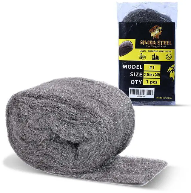 Main image of Wool Mice Control, 20FT(0.35LB)#1 Steel Wool, Keep Mouse Away from Holes, Barrier and Gap Filler for Home, Wall, Garden, Kitchen, Pipeline in Garage, Coarse