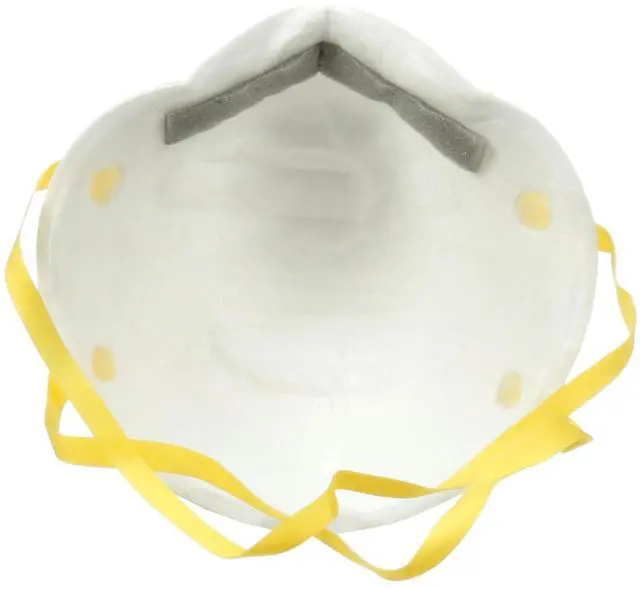 Alt view image 4 of 6 - N95 Performance Respirator 8210, 2 Pack, Drywall Sanding, NIOSH-APPROVED N95, Advanced Filter Media For Easy Breathing, Cushioning Nose Foam, Adjustable Noseclip, Stretchable Straps (8210D2-DC)