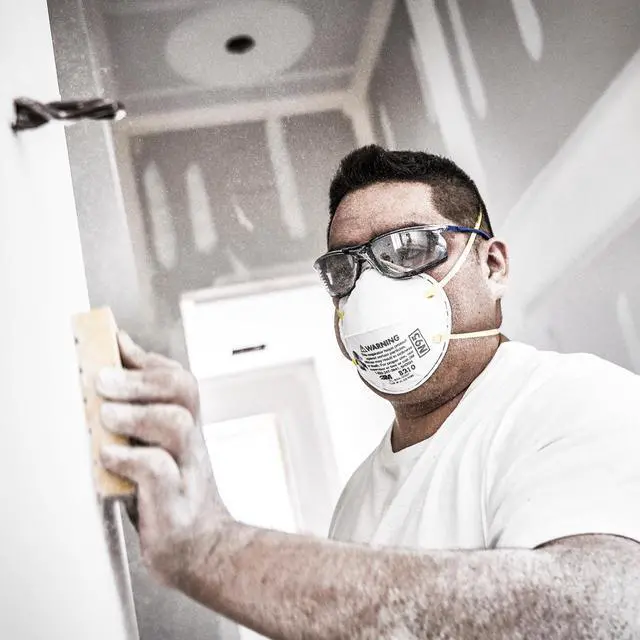Alt view image 5 of 6 - N95 Performance Respirator 8210, 2 Pack, Drywall Sanding, NIOSH-APPROVED N95, Advanced Filter Media For Easy Breathing, Cushioning Nose Foam, Adjustable Noseclip, Stretchable Straps (8210D2-DC)