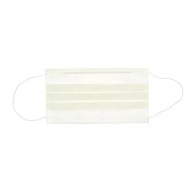 Alt view image 3 of 6 - ASTM F2100 Level 1 Procedure Mask | Medical Face Mask | Spunbond Polypropylene Inner Layer | Softex Binding | Pleated Design | Nose Wire | Ear Loops | Box of 50