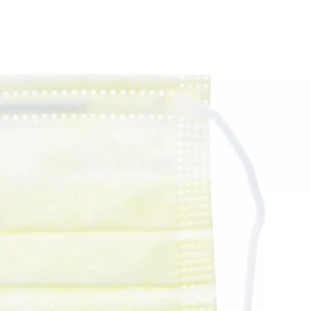 Alt view image 5 of 6 - ASTM F2100 Level 1 Procedure Mask | Medical Face Mask | Spunbond Polypropylene Inner Layer | Softex Binding | Pleated Design | Nose Wire | Ear Loops | Box of 50