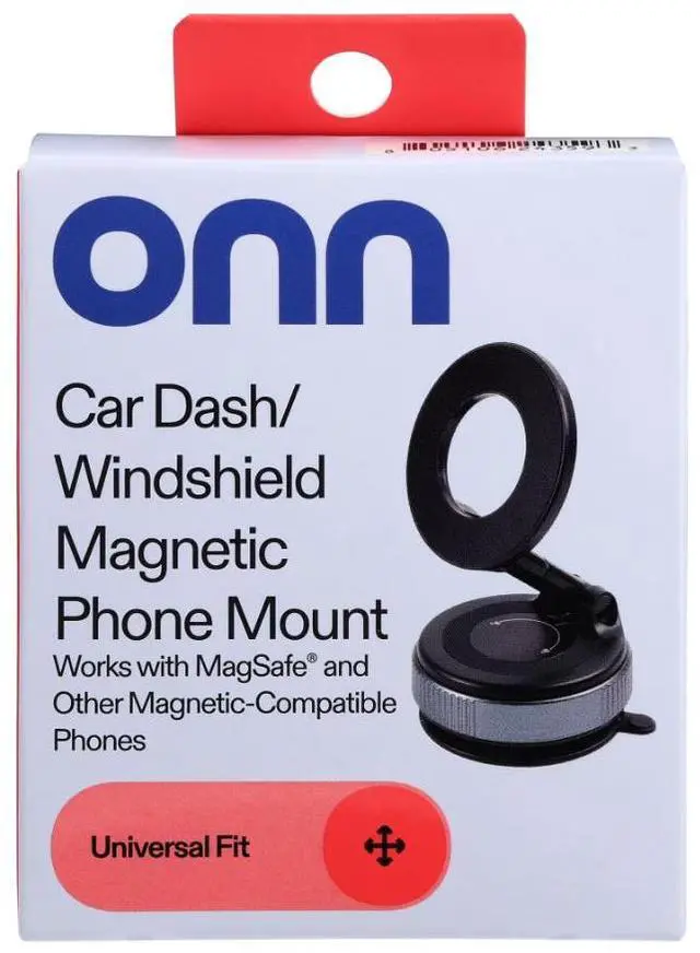 Alt view image 4 of 6 - onn Car Dash/Windshield Magnetic Universal Phone Mount