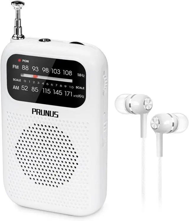 Alt view image 5 of 5 - PRUNUS J-777 Pocket Radios Portable AM FM Small Personal Radio | with Best Reception, AAA Battery Operated Transistor Radio with Headphone & Speaker for Walk/Jogging/Camping