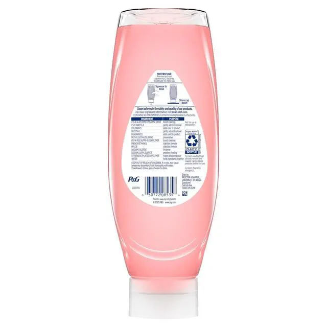 Alt view image 5 of 5 - Dawn Gentle Clean EZ-Squeeze Dish Soap, Dishwashing Liquid, Pomegranate & Rose Water, 24.3oz