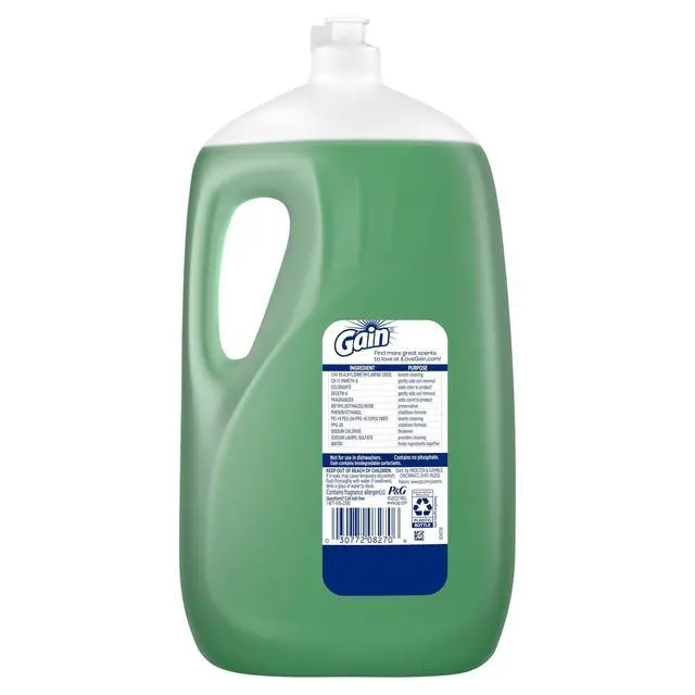 Alt view image 5 of 5 - Gain Ultra Dishwashing Liquid Dish Soap, Original Scent, 90.0 fl oz