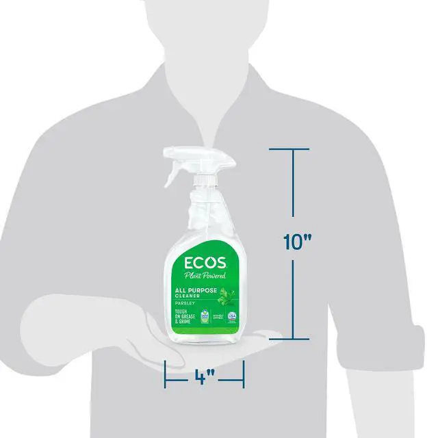 Alt view image 4 of 5 - ECOS Hypoallergenic All-Purpose Cleaner Spray, Parsley Scent, 22 fl oz