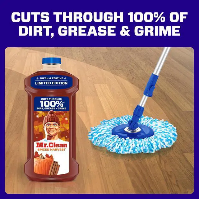 Alt view image 2 of 6 - Mr. Clean All Purpose Cleaner, Floor Cleaner, Mop Soap, Cleaning Liquid, Spiced Harvest, Pumpkin, 41 fl oz