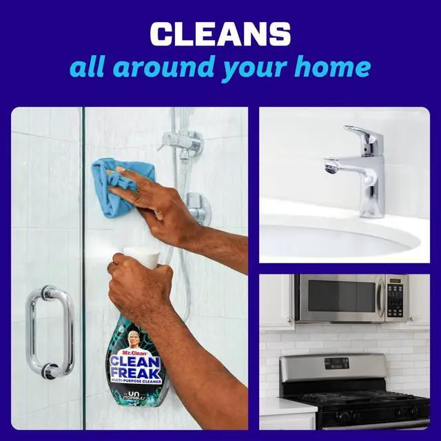 Alt view image 6 of 7 - Mr. Clean Clean Freak All Purpose Cleaner Spray, Multi-Surface Cleaning, Unstopables Scent, 16 fl oz