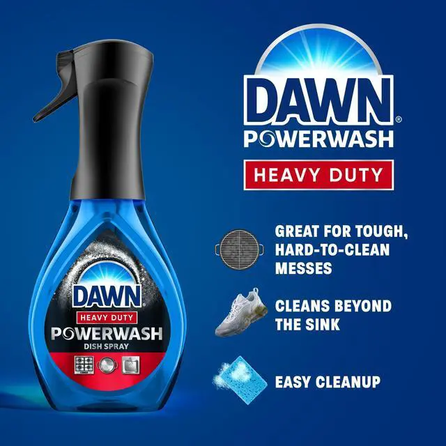 Alt view image 6 of 7 - Dawn Powerwash Heavy Duty Dish Spray, Dish Soap, All-Purpose Cleaner, 1 Starter Kit, 16 FL Oz