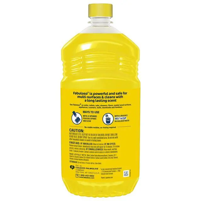 Alt view image 5 of 6 - Fabuloso 2X All Purpose Cleaner, No Rinse Floor Cleaner, Refreshing Lemon Scent, 56 fl oz