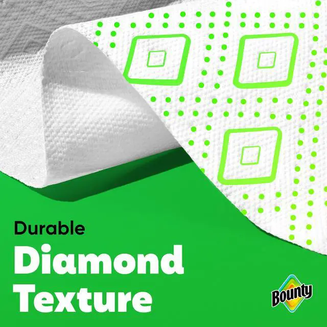Alt view image 4 of 7 - SelectASize White Disposable Paper Towels, 2 Mega Rolls, 164 Sheets per Roll, HeavyDuty Absorbent Cleaning Paper for Home & Kitchen