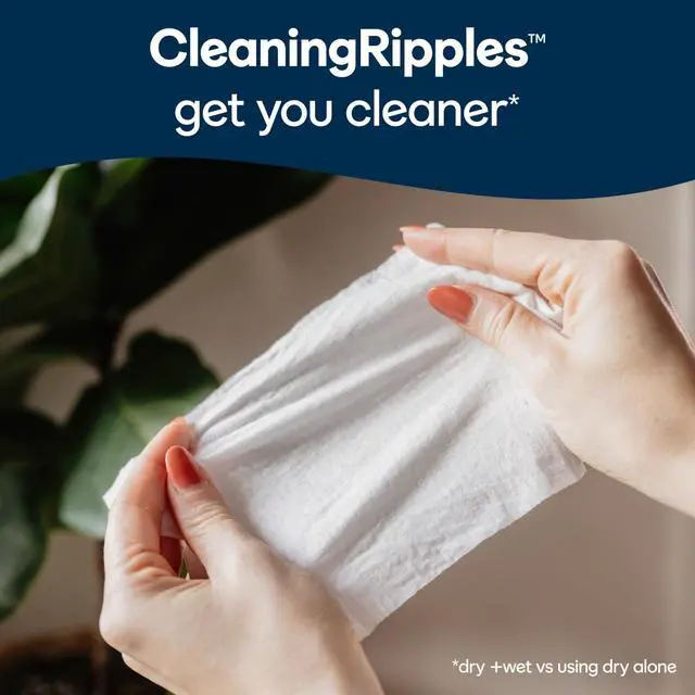 Alt view image 3 of 7 - Ultra Fresh Flushable Wet Wipes, 2 FlipTop Packs, Refreshing Disposable Bathroom Wipes for Daily Personal Cleansing