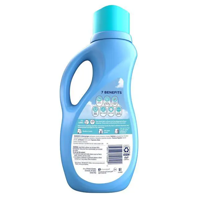 Alt view image 5 of 7 - Downy Cool Cotton Scent Liquid Fabric Softener Conditioner, 44 fl oz, 60 Loads, LongLasting Fragrance Laundry Liquid for Washing Machine Home Use
