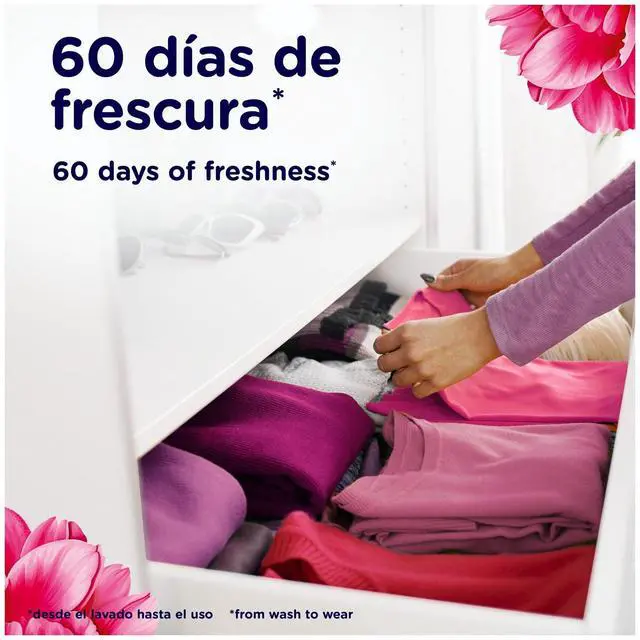 Alt view image 2 of 7 - Intense Floral Scent Liquid Fabric Softener Conditioner, 24 fl oz, 32 Loads, LongLasting Fragrance Laundry Liquid for Washing Machine Home Use