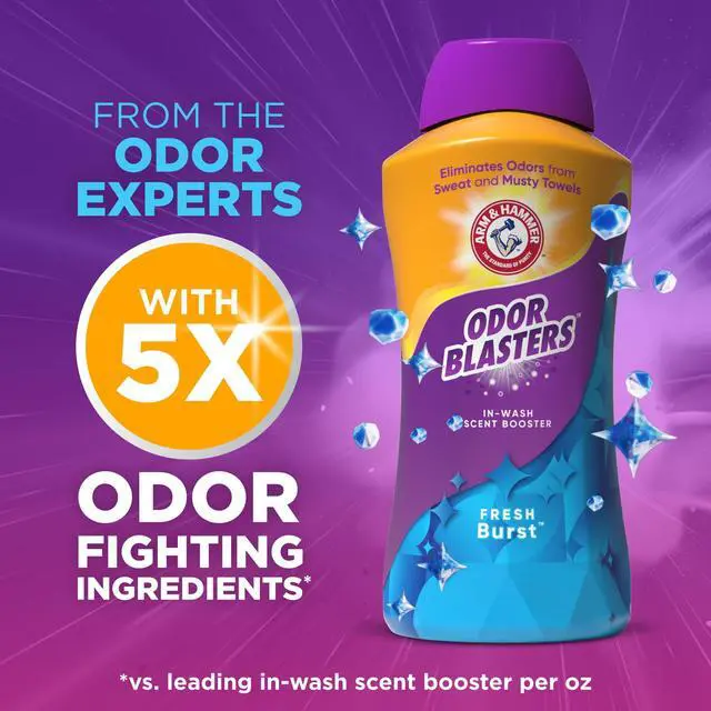 Alt view image 2 of 7 - ARM & HAMMER Odor Blasters Laundry Scent Booster, Scent Beads Alternative, Fresh Burst Scent, 45 Oz