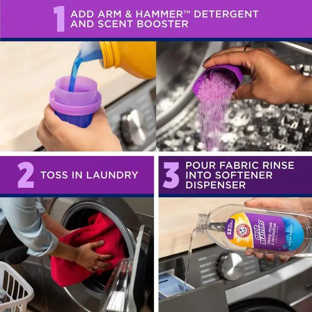Alt view image 3 of 7 - ARM & HAMMER Odor Blasters Laundry Scent Booster, Scent Beads Alternative, Fresh Burst Scent, 45 Oz